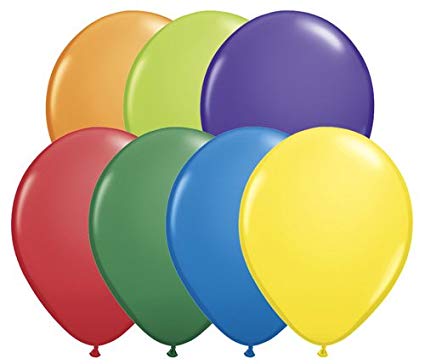 Qualatex 11 inch Carnival Assortment Uninflated Latex Balloons