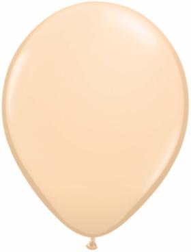 11 inch Qualatex Blush Latex Balloon with Helium and Hi Float