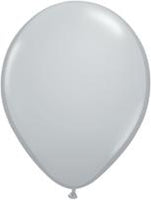 11 inch Grey Balloons with Helium and Hi Float