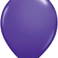 11 inch Qualatex Purple Violet Helium Balloons with Helium Hi Float