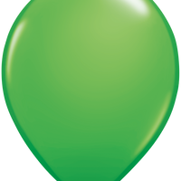 11 inch Spring Green Balloons with Helium and Hi Float