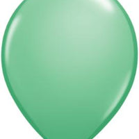 11 inch Qualatex Wintergreen Latex Balloons with Helium and Hi Float
