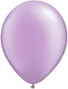 11 inch Pearl Lavender Balloons with Helium and Hi Float
