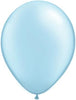 11 inch Pearl Light Blue Balloons with Helium and Hi Float