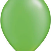11 inch Pearl Lime Green Balloons with Helium and Hi Float