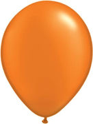 11 inch Qualatex Pearl Mandarin Orange Latex Balloons Helium Hi Float