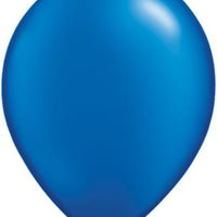 11 inch Qualatex Pearl Sapphire Blue Latex Balloons Helium Hi Float