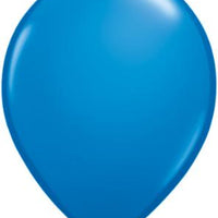 11 inch Qualatex Dark Blue Latex Balloons with Helium and Hi Float
