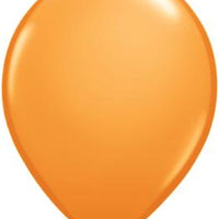 11 inch Qualatex Orange Latex Balloons with Helium and  Hi Float