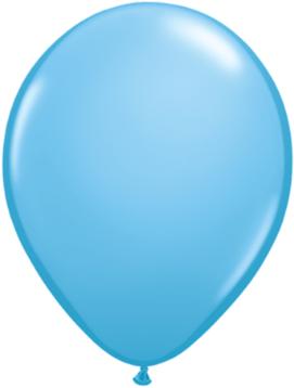 11 inch Qualatex Pale Blue Latex Balloons with Helium and  Hi Float