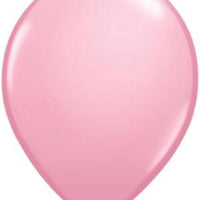 11 inch Qualatex Pink Latex Balloons with Helium and Hi Float
