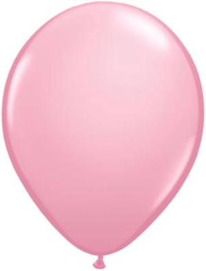 11 inch Pink Balloons with Helium and Hi Float