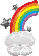 52 inch Rainbow AirLoonz Balloon AIR FILLED ONLY