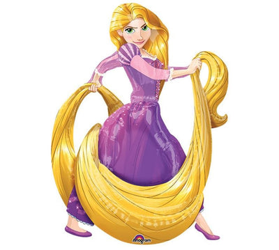 Disney Princess Rapunzel Birthday Balloon Centerpiece  AIR FILLED ONLY