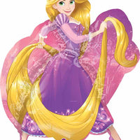 Disney Princess Rapunzel Foil Balloon with Helium and Weight