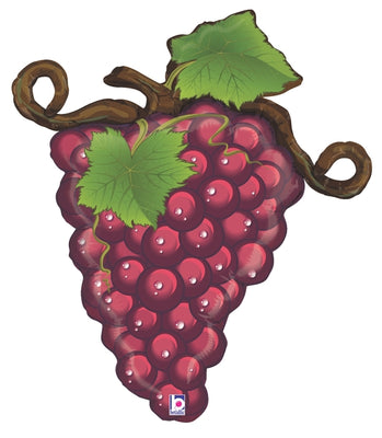 Grapes Red Linky Balloons with Helium and Weight