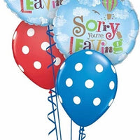 Goodbye Sorry You Are Leaving Polka Dots Balloon Bouquet