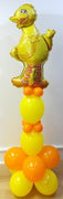 Sesame Street Big Bird Birthday Balloon Stand Up with Helium Weight