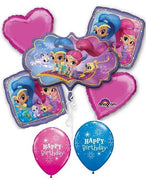 Shimmer and Shine Birthday Balloon Bouquet