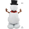 55 inch Christmas Snowman Greeter Airloonz Balloons AIR FILLED ONLY