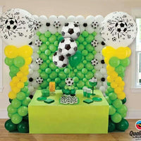 Soccer Ball Birthday Party Balloon Wall Column Decorations