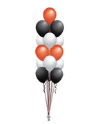 Solid Colour Balloon Bouquet of 16 with Helium and Weight