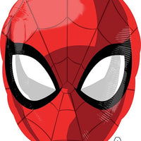 18 inch Spider Man Head Foil Balloon with Helium
