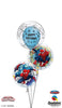 Spider Man Birthday Bubble Balloons Bouquet
