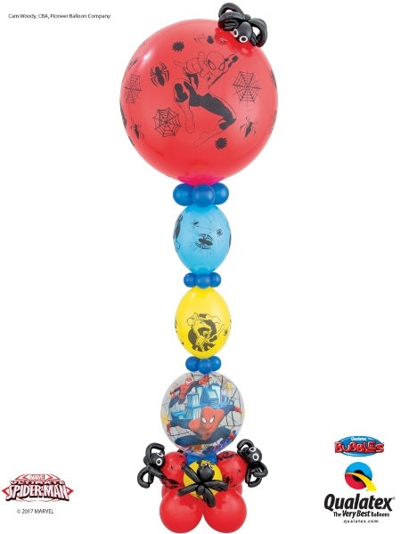 Spider Man Jumbo Bubble Balloons Stand Up