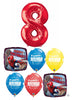 Spider Man Red Number Pick An Age Birthday Balloons Bouquet