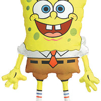 SpongeBob Shape Foil Balloon with Helium and Weight