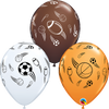 11 inch Sports Balls Colour Balloon with Helium and Hi Float
