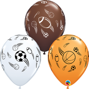 11 inch Sports Balls Colour Balloon with Helium and Hi Float