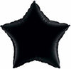 18 inch Black Star Foil Balloon with Helium