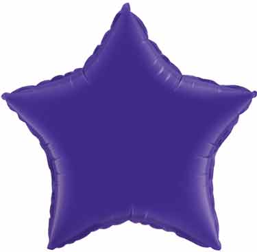 18 inch Purple Star Foil Balloons