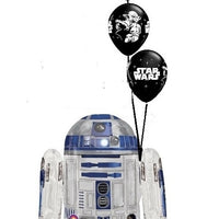 Star Wars R2D2 Airwalker Birthday Balloons Bouquet