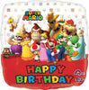 18 inch Super Mario Brothers Happy Birthday Balloon with Heium