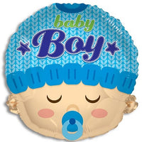 18 inch Sweet Baby Boy Foil Balloons with Helium