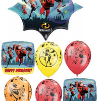 The Incredibles 2 Happy Birthday Balloons Bouquet