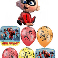 The Incredibles 2 Jack Happy Birthday Balloons Bouquet