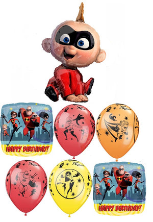 The Incredibles 2 Jack Happy Birthday Balloons Bouquet