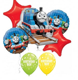 Thomas the Tank Engine Train Birthday Boy Balloon Bouquet