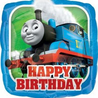 18 inch Thomas the Tank Engine Train Happy Birthday Balloon w Helium