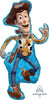 Toy Story 4 Woody Shape Foil Balloons with Helium and Weight