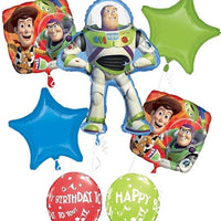 Toy Story Buzz Lightyear Happy Birthday Balloon Bouquet Helium Weight