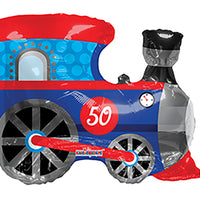28 inch Train Shape Balloon with Helium and Weight