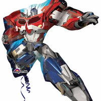Transformers Optimus Prime Balloons with Helium and Weight