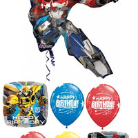 Transformers Optimus Prime Happy Birthday Balloons Bouquet