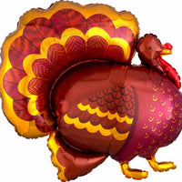 Thanksgiving Fancy Turkey Balloons with Helium and Weight
