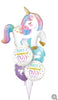 Unicorn Have A Magical Day Birthday Balloon Bouquet